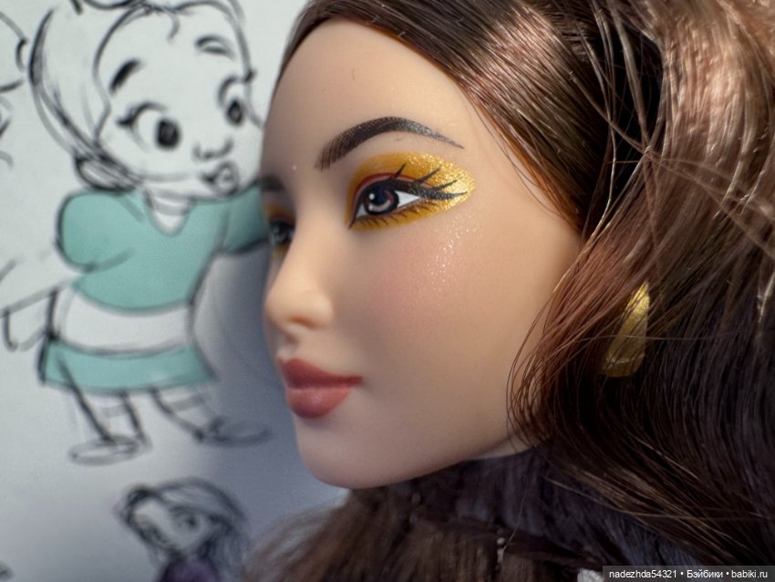 Голова Барби Базовая Модель №6 Годдес (фото 6)