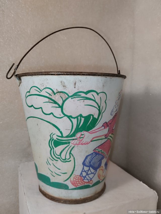 Игрушка СССР Ведро — Винтажные куклы и игрушки детства (фото 2)