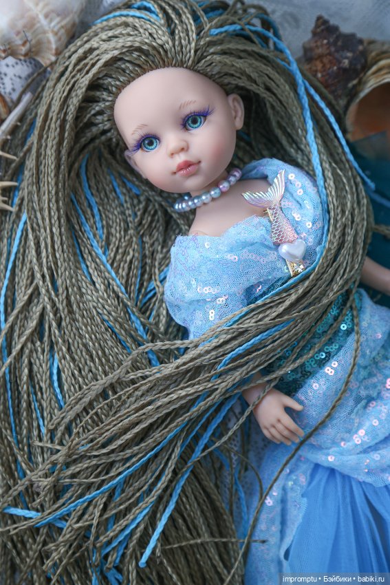 Кукла с косичками "Русалка" (фото 7)