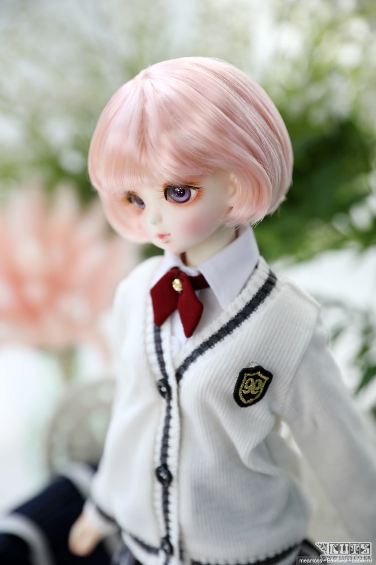 Парик розовый LUTS на МСД (7-8 дюймов) (фото 2)