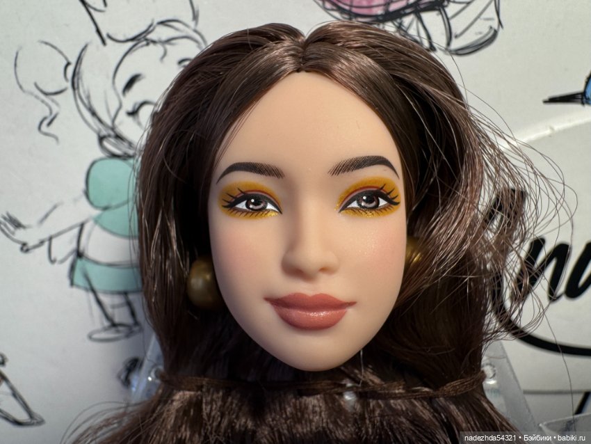 Голова Барби Базовая Модель №6 Годдес (фото 3)