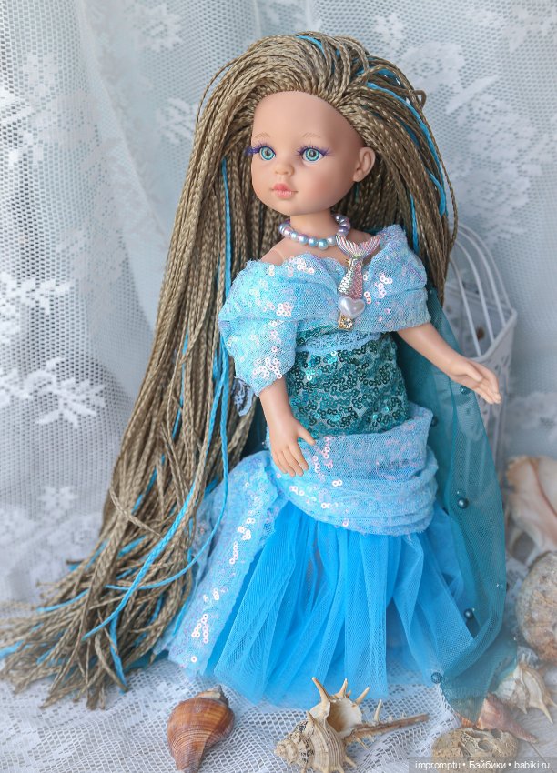 Кукла с косичками "Русалка" (фото 5)