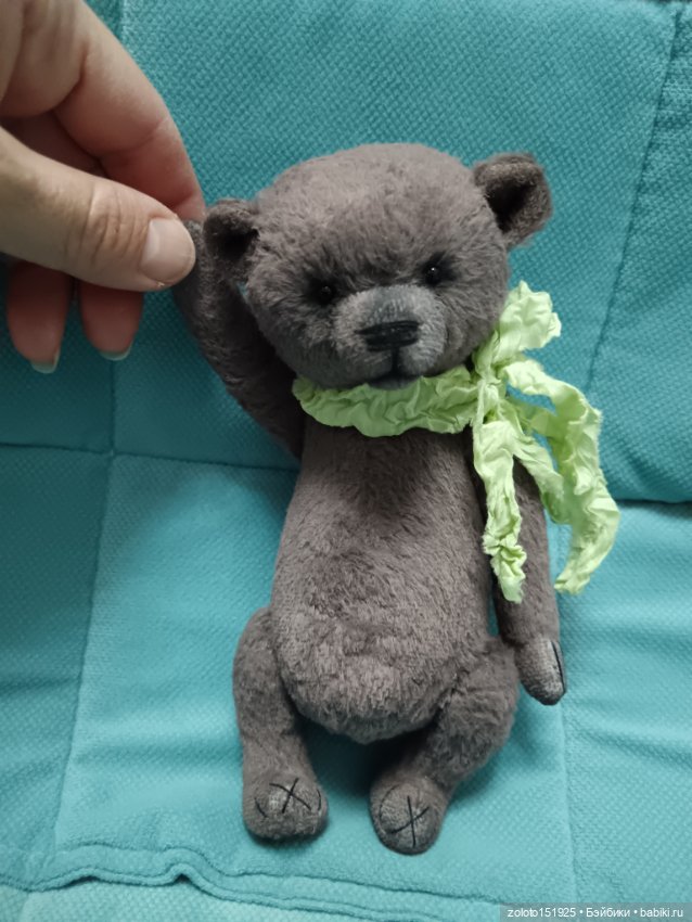 Мишка тедди ручная работа (фото 7)