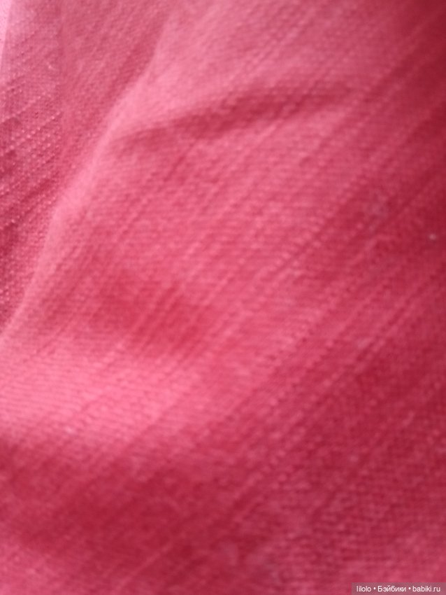 Бархат тонкий на хб основе для кукольного рукоделия (фото 3)