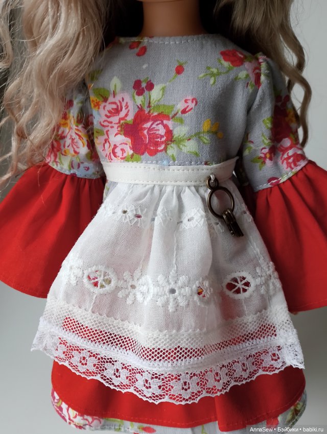 Красная шапочка комплект одежда для кукол (фото 3)
