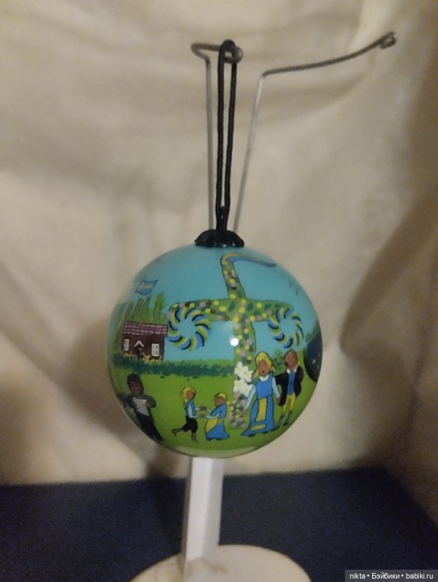 Елочная игрушка Шар — Винтажные куклы и игрушки детства (фото 3)