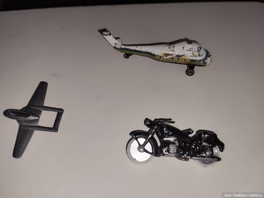Вертолёт, мотоцикл, самолет Мини Винтаж (фото 2)
