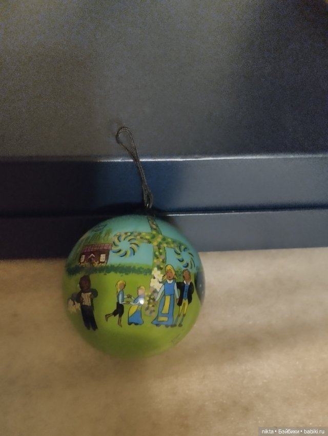 Елочная игрушка Шар — Винтажные куклы и игрушки детства