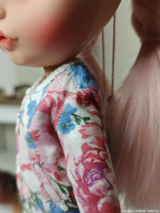 Одежда для кукол Блайз Джинсы бомбер майка (фото 8)