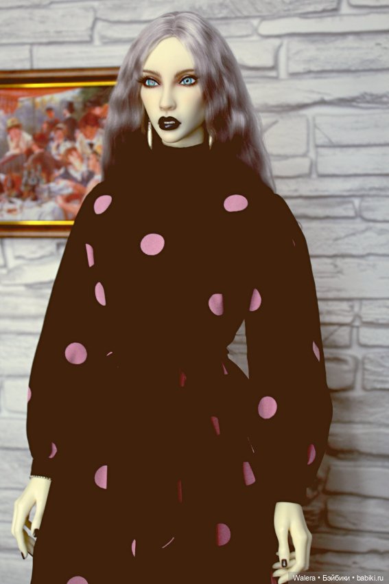 Платье на Dollshe Craft Beauty (26F CLASSIC MAXI – 65 см с маленькой грудью (фото 3)
