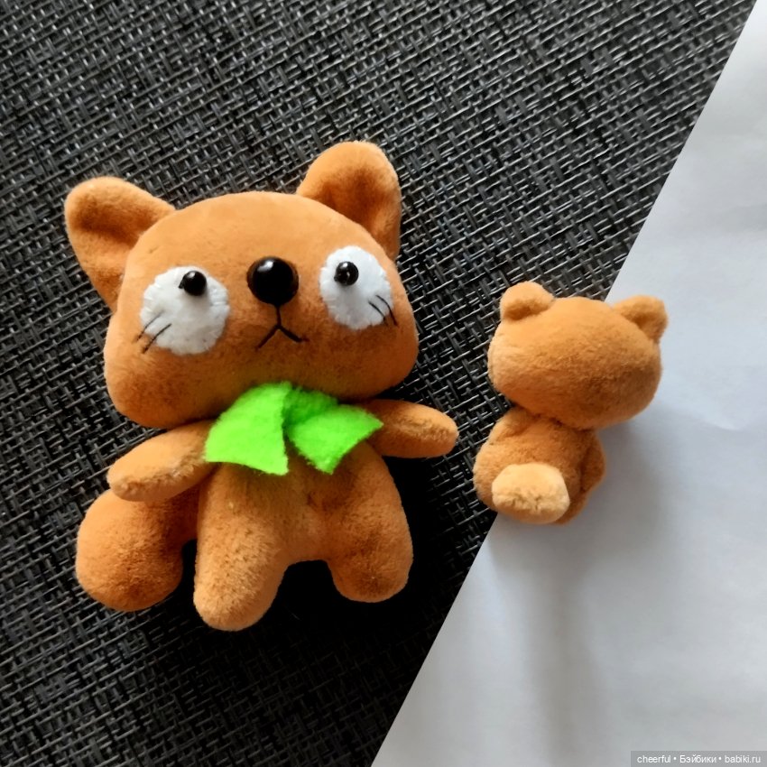 Кошка и котёнок ручной работы (фото 2)