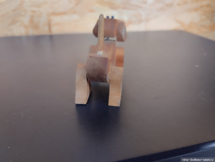 Деревянная собака такса Маленькая (фото 4)