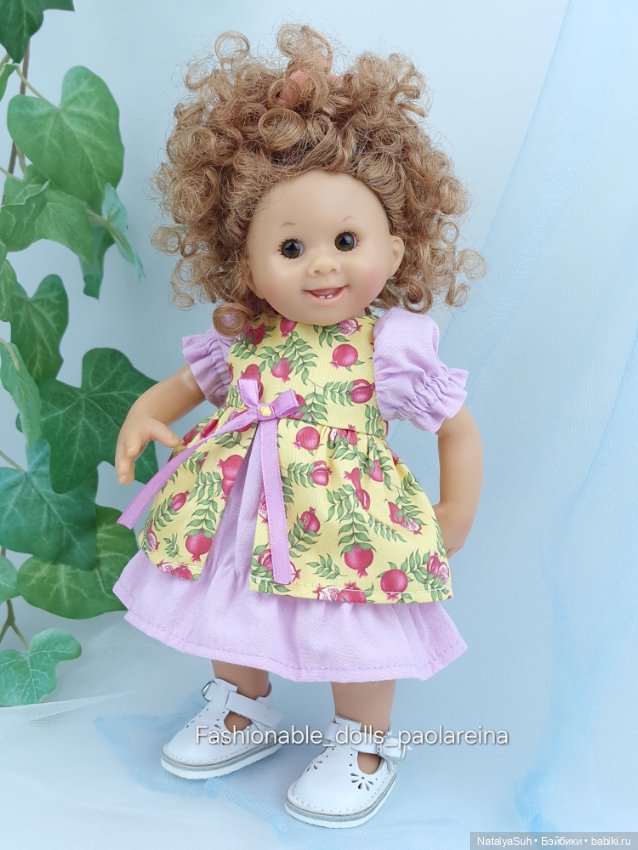 Платье для кукол Вихтель 25 см (фото 3)