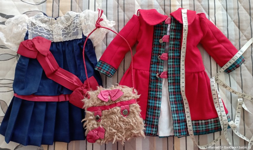 Комплект одежды для вашей красивой антикварной куклы (фото 6)