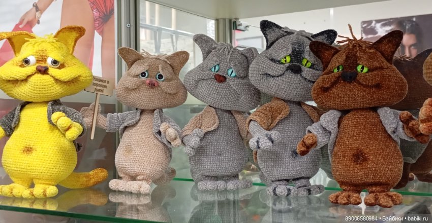 Котики ручной работы — Авторские игрушки (фото 2)