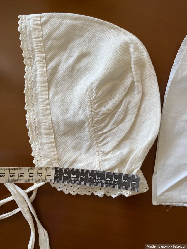 Два винтажных (антикварных) чепчика (фото 3)