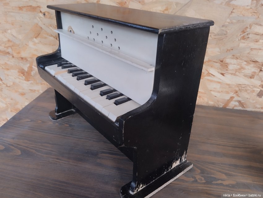 Детское, кукольное пианино СССР Большое (фото 4)