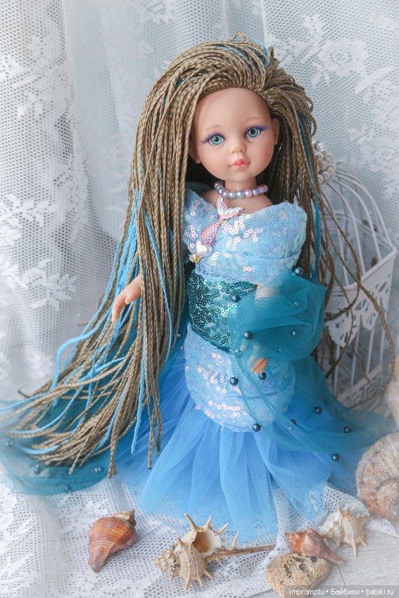 Кукла с косичками "Русалка" (фото 3)