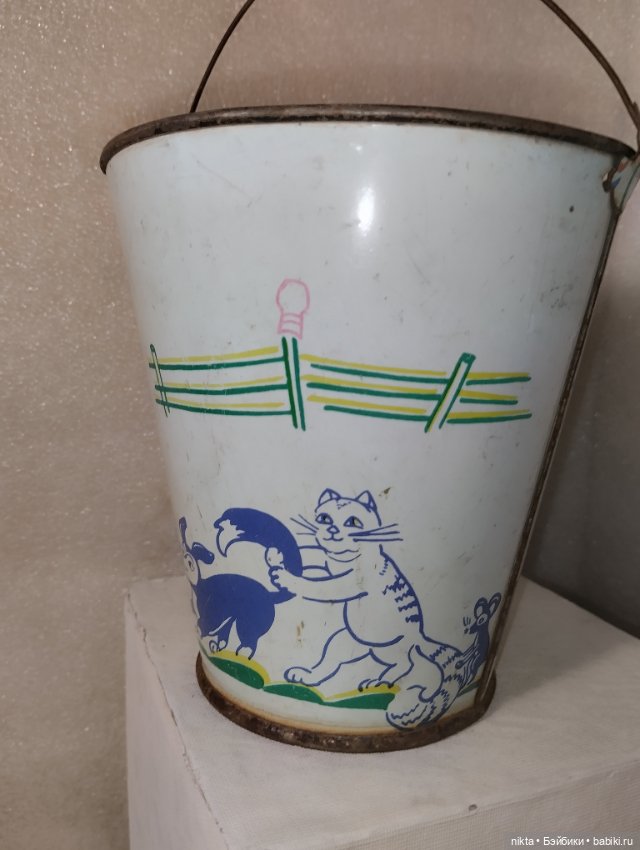 Игрушка СССР Ведро — Винтажные куклы и игрушки детства (фото 3)