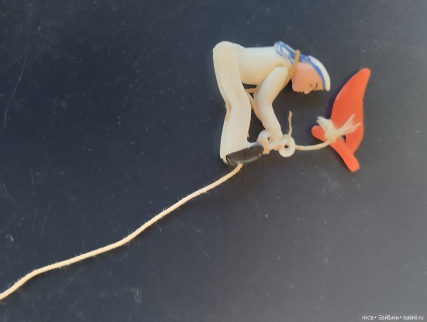Игрушка СССР Моряк на канате (фото 3)