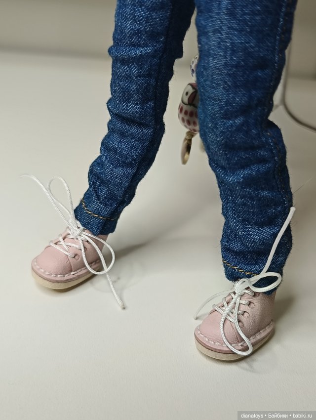 Одежда для кукол Блайз Джинсы бомбер майка (фото 9)