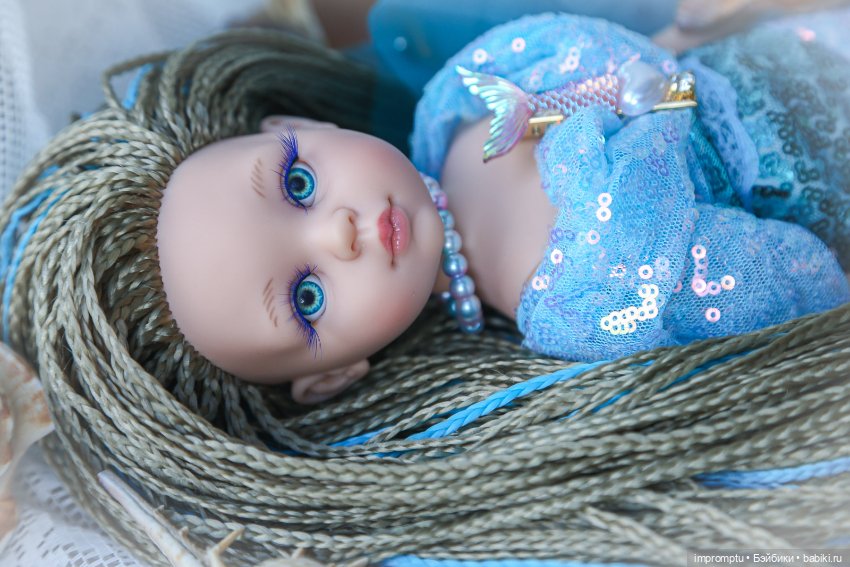 Кукла с косичками "Русалка" (фото 6)