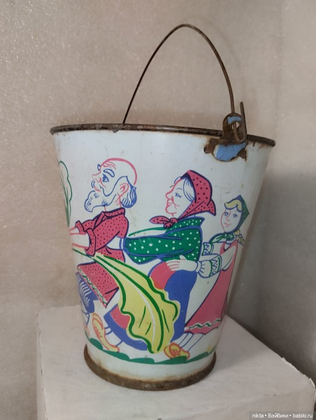 Игрушка СССР Ведро — Винтажные куклы и игрушки детства