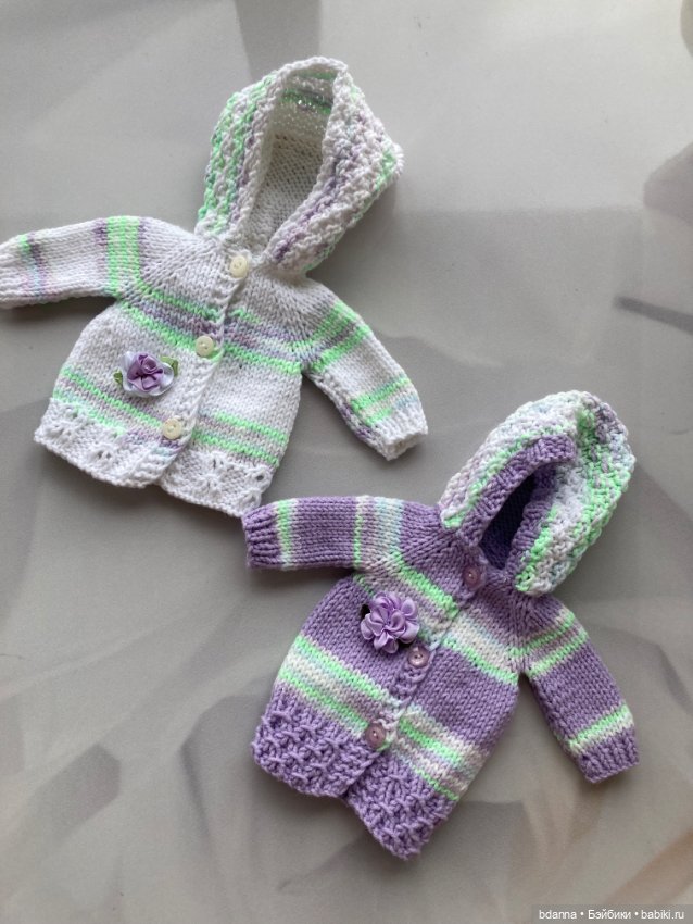 Вязанная одежда для кукол (фото 6)
