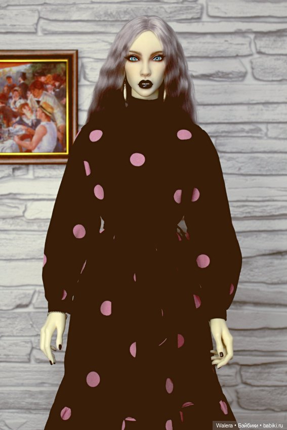 Платье на Dollshe Craft Beauty (26F CLASSIC MAXI – 65 см с маленькой грудью (фото 2)
