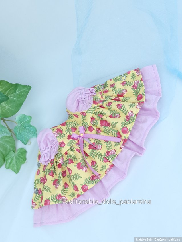 Платье для кукол Вихтель 25 см (фото 4)