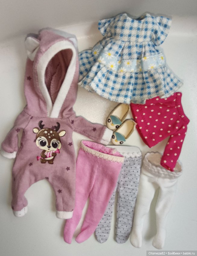 Лот одежды для кукол 16 см