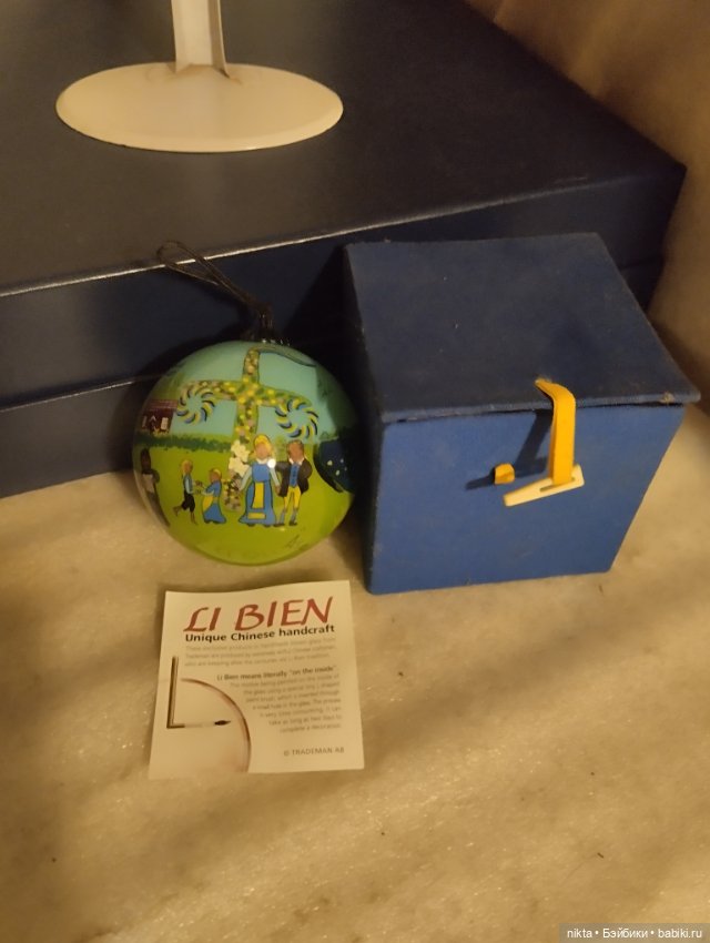 Елочная игрушка Шар — Винтажные куклы и игрушки детства (фото 8)