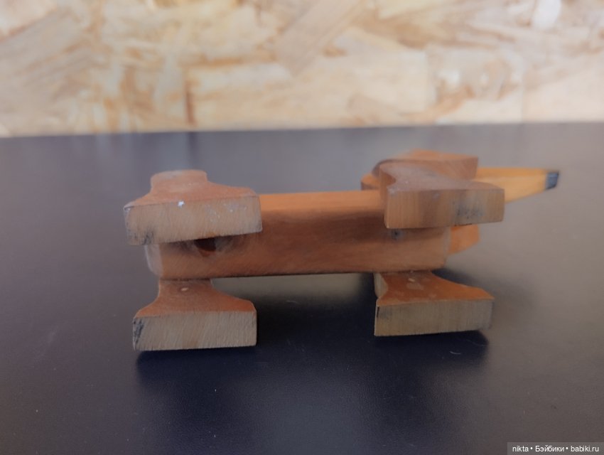 Деревянная собака такса Маленькая (фото 5)