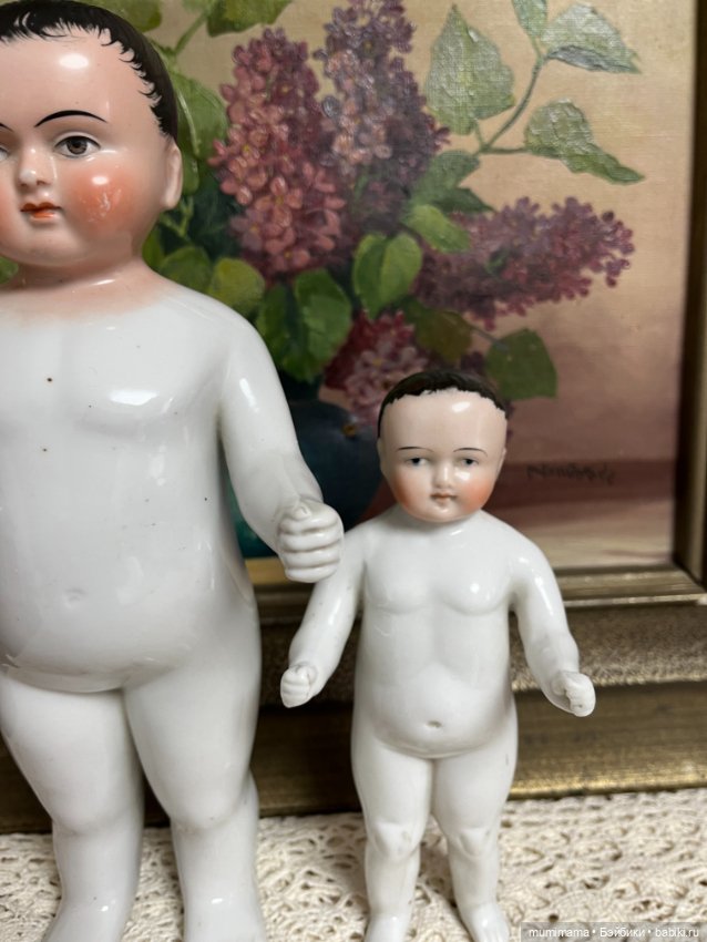 2 куклы Frozen Charlotte 1880 рост 33 и 20 см (фото 3)