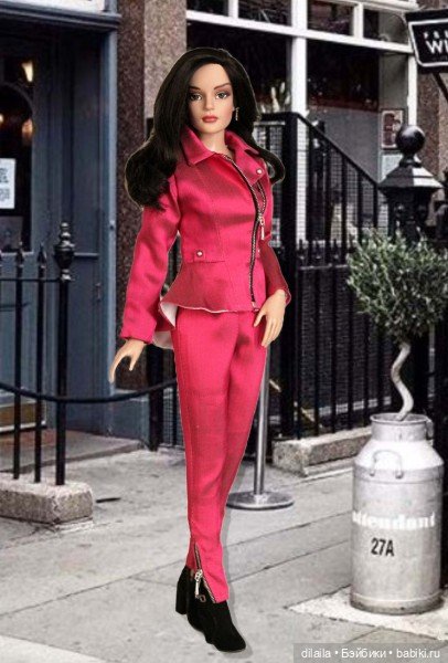 Выкройка PDF в натуральную величину / МотоСтиль, косуха, узкие брюки для кукол Тоннер Tonner 40-41см (фото 6)