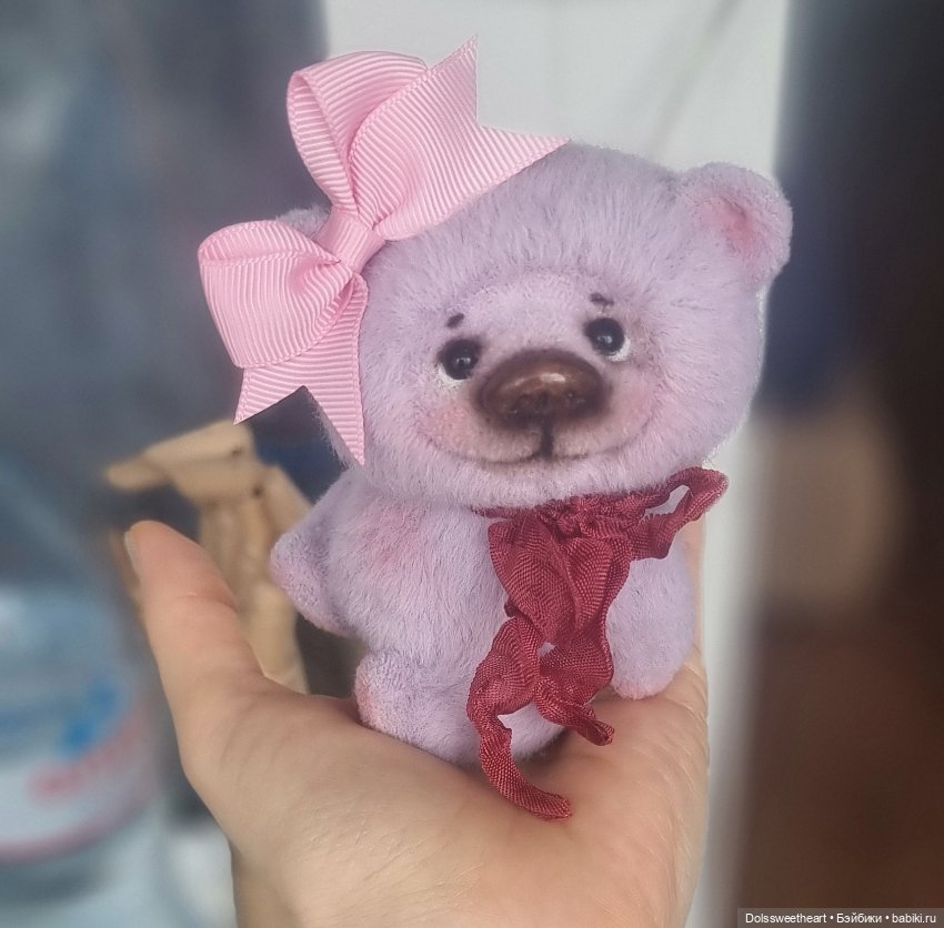 Лавандовый мишка — Авторские игрушки