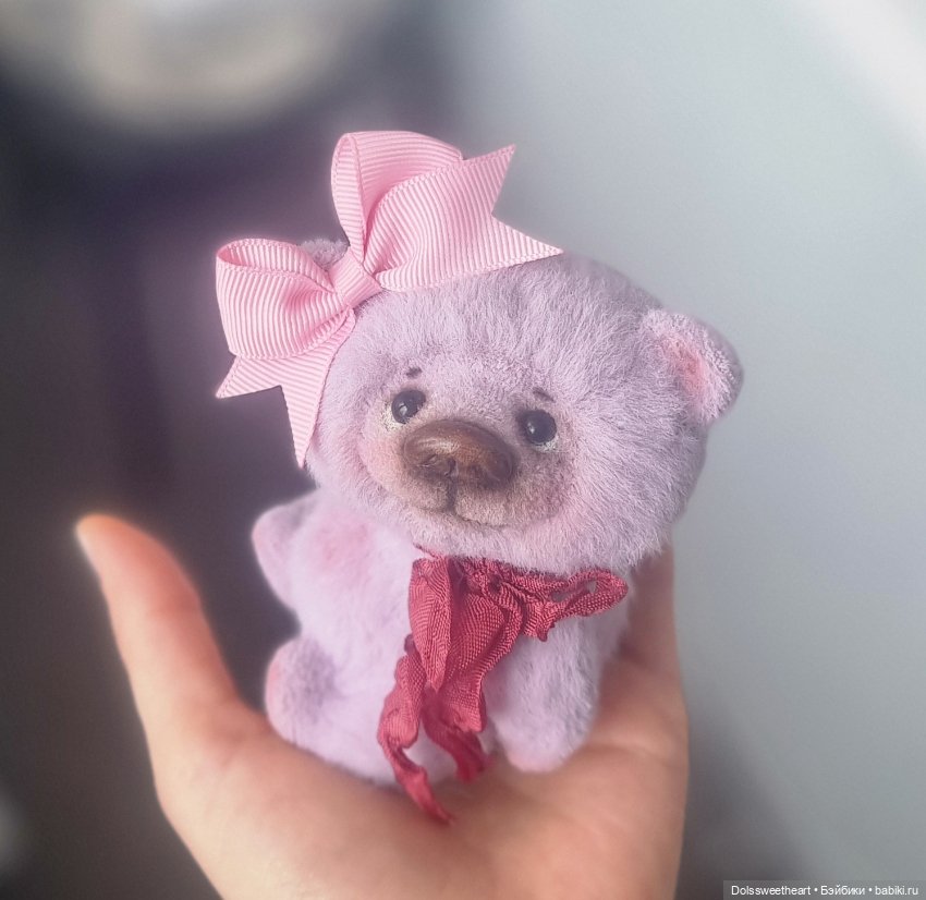 Лавандовый мишка — Авторские игрушки (фото 4)