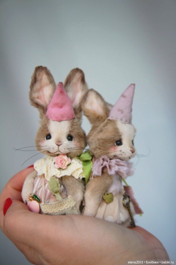 Крольчонок Молли — Авторские игрушки (фото 5)