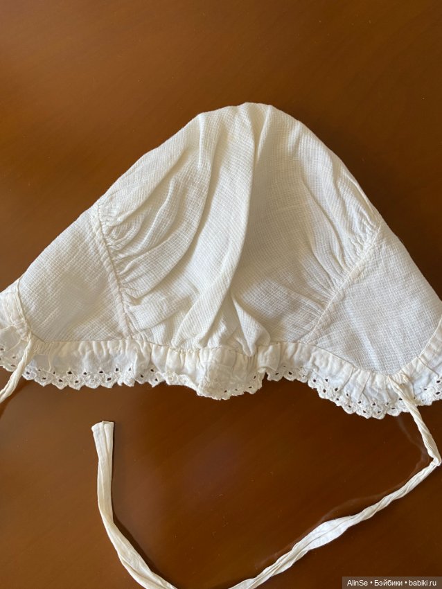 Два винтажных (антикварных) чепчика (фото 8)