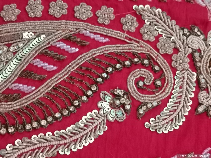 Фрагменты вышивки — Другое для антикварных кукол (фото 6)