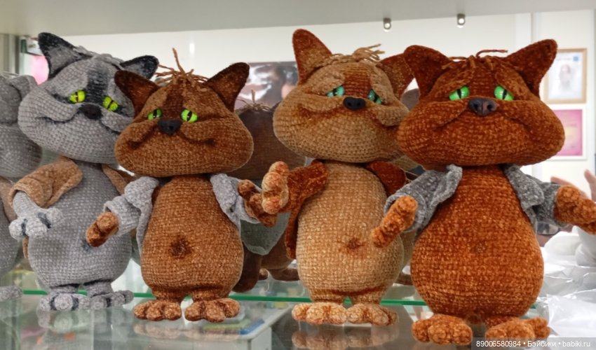 Котики ручной работы — Авторские игрушки (фото 3)
