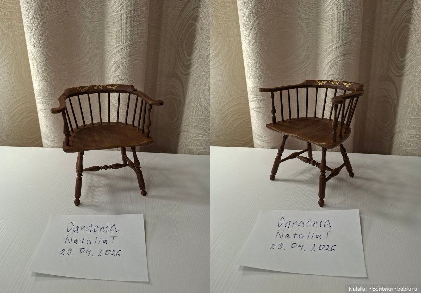 Стул для кукол 1/6 — Кукольная мебель (фото 3)