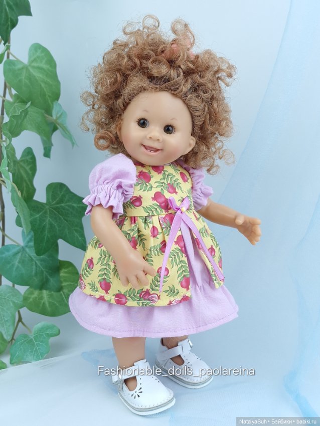 Платье для кукол Вихтель 25 см (фото 2)
