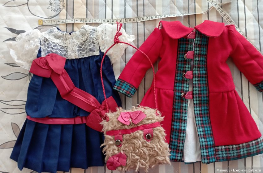 Комплект одежды для вашей красивой антикварной куклы (фото 5)