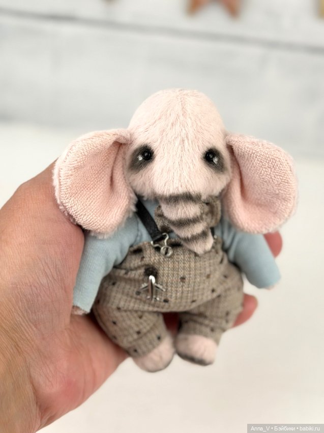 Тедди слоняш — Авторские игрушки