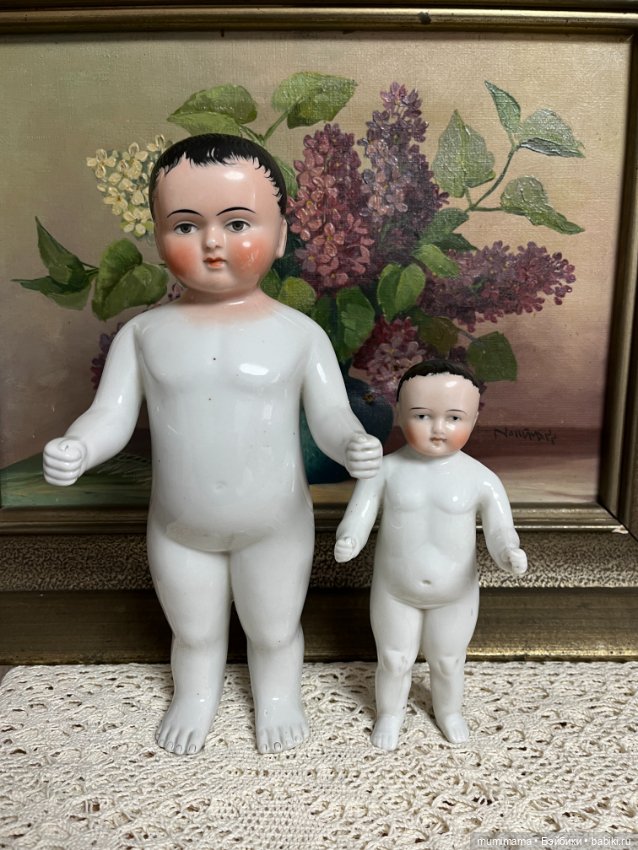 2 куклы Frozen Charlotte 1880 рост 33 и 20 см (фото 5)