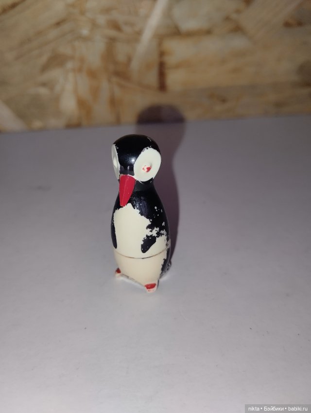 Пингвин пластик винтаж — Винтажные куклы и игрушки детства