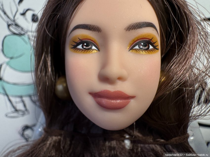 Голова Барби Базовая Модель №6 Годдес (фото 7)