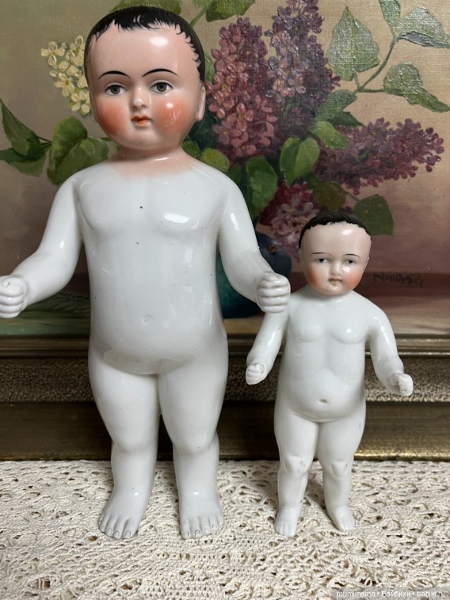 2 куклы Frozen Charlotte 1880 рост 33 и 20 см (фото 6)