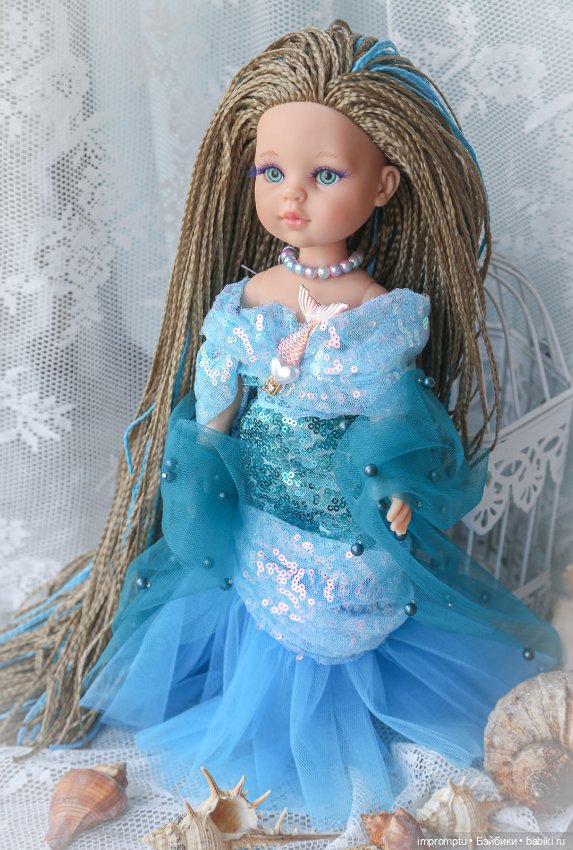 Кукла с косичками "Русалка" (фото 2)